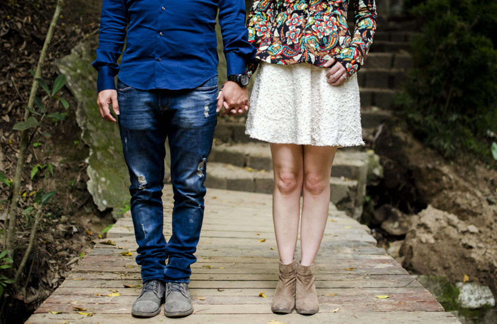 Couple standing together